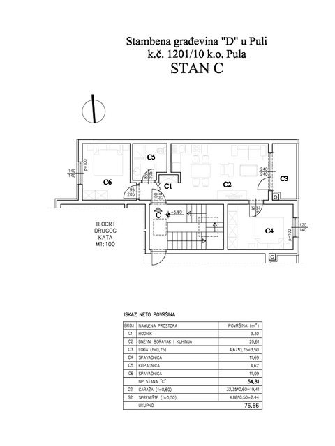 Šijana Gate Residence - Stan C