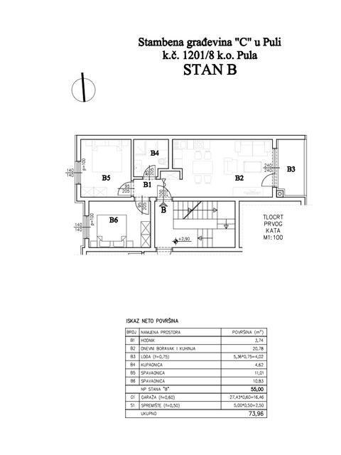 Šijana Gate Residence - Stan B