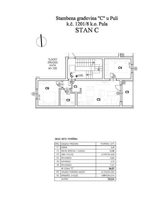 Šijana Gate Residence - Stan C