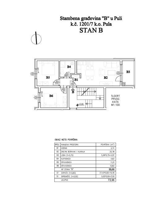 Šijana Gate Residence - Stan B