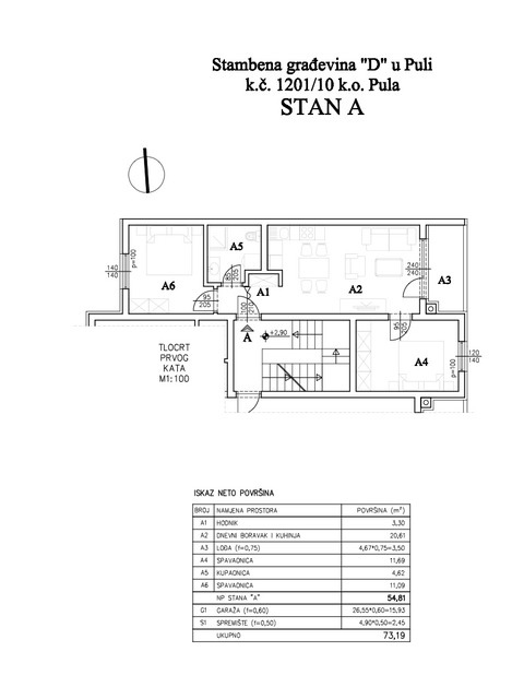 Šijana Gate Residence - Stan A